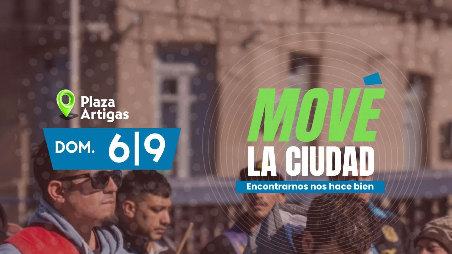 “Mové la ciudad”: una tarde de actividades para toda la familia en Plaza Artigas